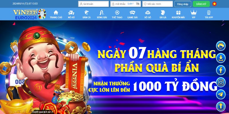 Nhà cái Vin777 được người chơi tin tưởng hàng đầu